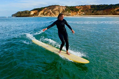 Girl Surfing